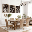 Abstract Nature Art Botanical Mink Botanical Wildflower & Leaf wall art displayed on a wall in a styled room — view 2