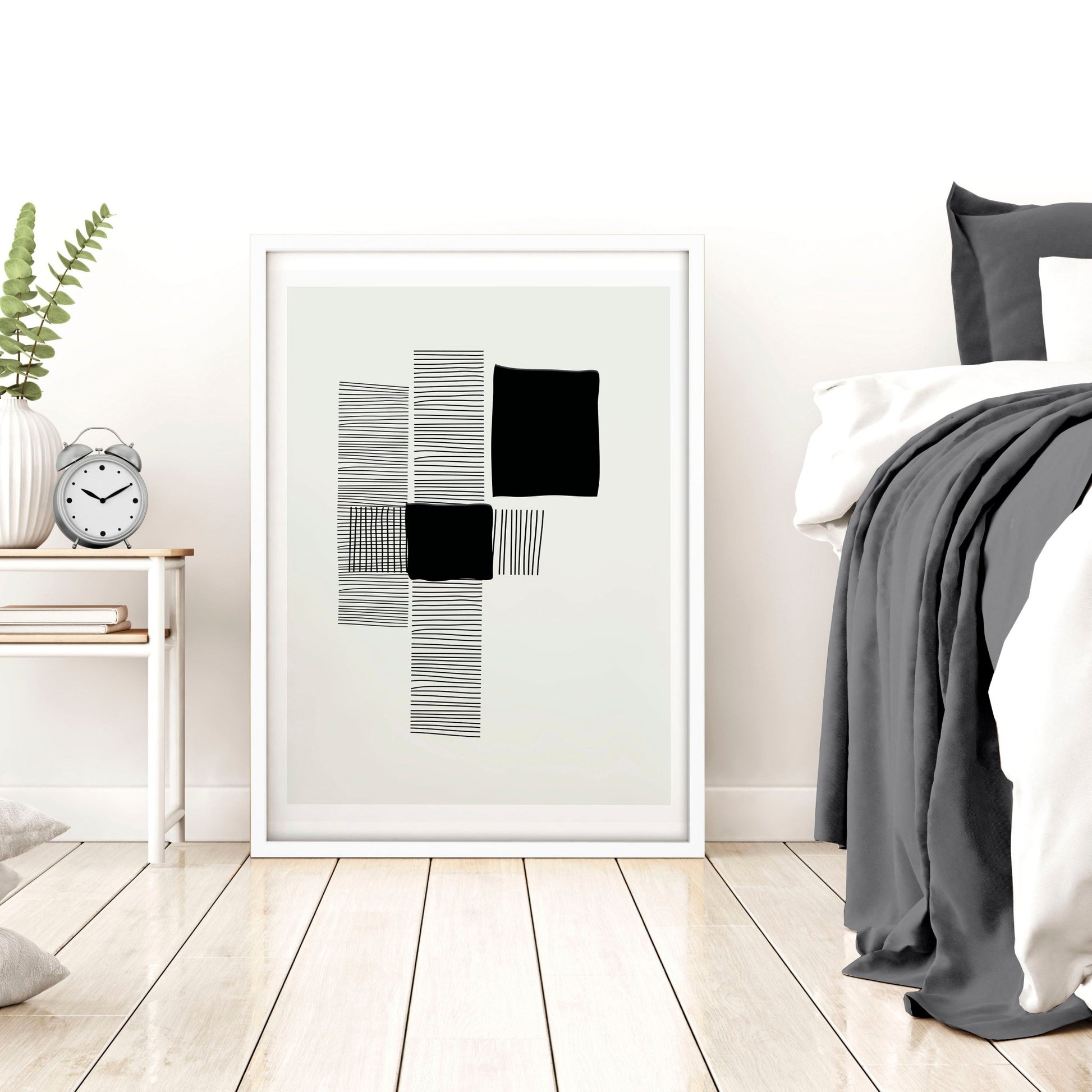 Abstract Wall Art For Bedroom | Set of 3 Abstract Wall art Prints