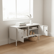 Academy Two Door White Locker Cabinet
