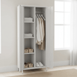 Academy White Two Door Locker Style Wardrobe