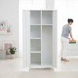 Academy White Two Door Locker Style Wardrobe