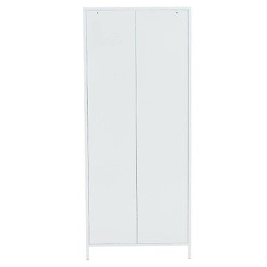 Academy White Two Door Locker Style Wardrobe