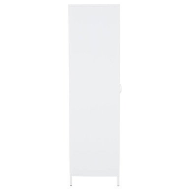 Academy White Two Door Locker Style Wardrobe