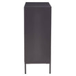 Acier Two Door Grey Metal Cabinet
