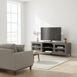 Acier Two Door Grey Metal Media Unit