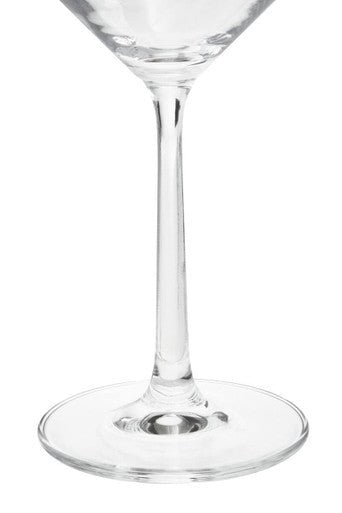 Ada Set Of 2 Crystal Burgundy Glasses