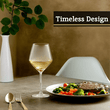 Ada Set Of 2 Crystal Burgundy Glasses