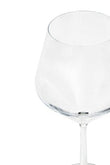 Ada Set Of 2 Crystal Burgundy Glasses