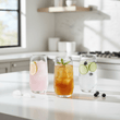 Ada Set Of 4 Crystal High Ball Glasses