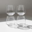 Ada Set Of 4 Crystal Large Tumblers