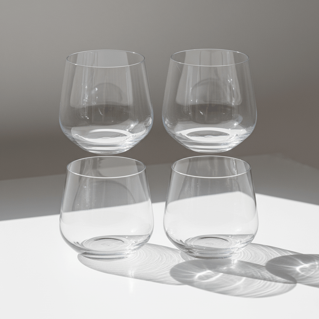Ada Set Of 4 Crystal Large Tumblers