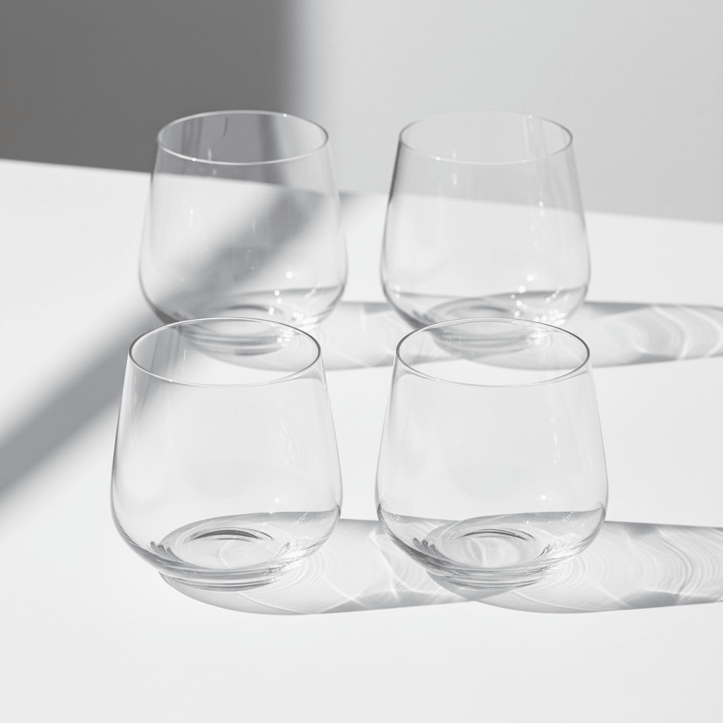 Ada Set Of 4 Crystal Large Tumblers