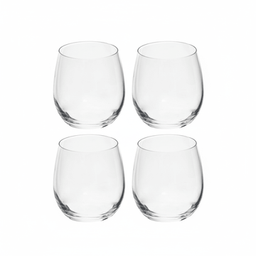 Ada Set Of 4 Crystal Small Tumblers