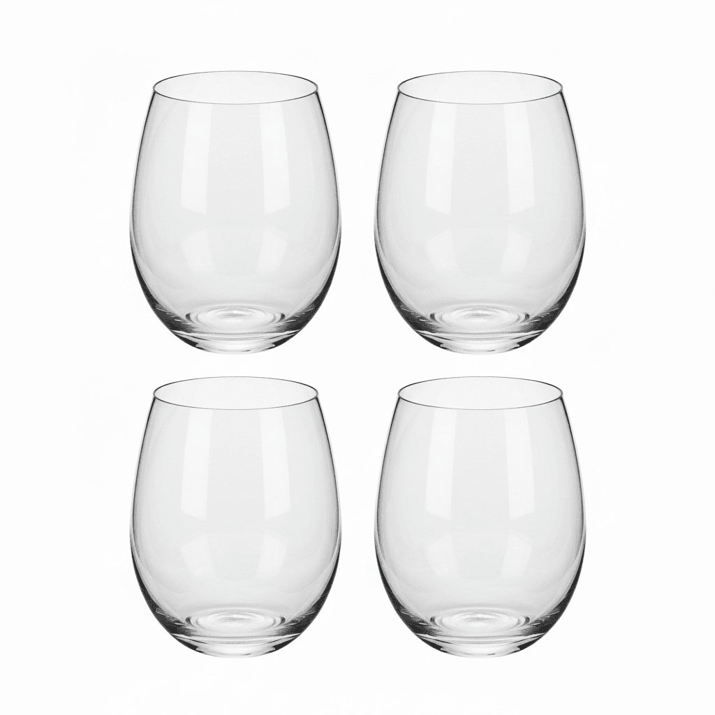 Ada Set Of 4 Crystal Tumblers