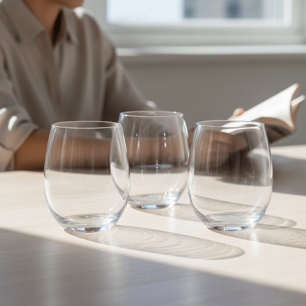 Ada Set Of 4 Crystal Tumblers