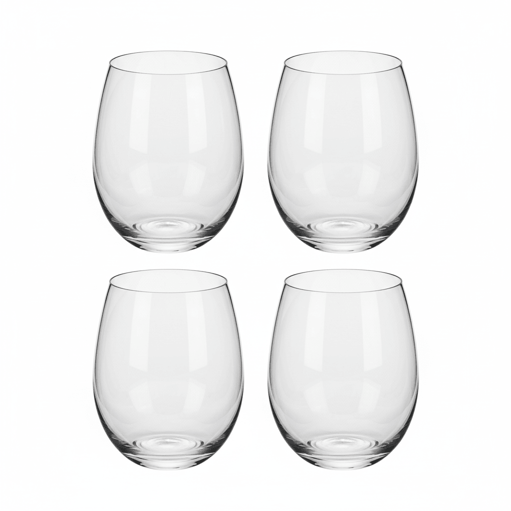 Ada Set Of 4 Crystal Tumblers