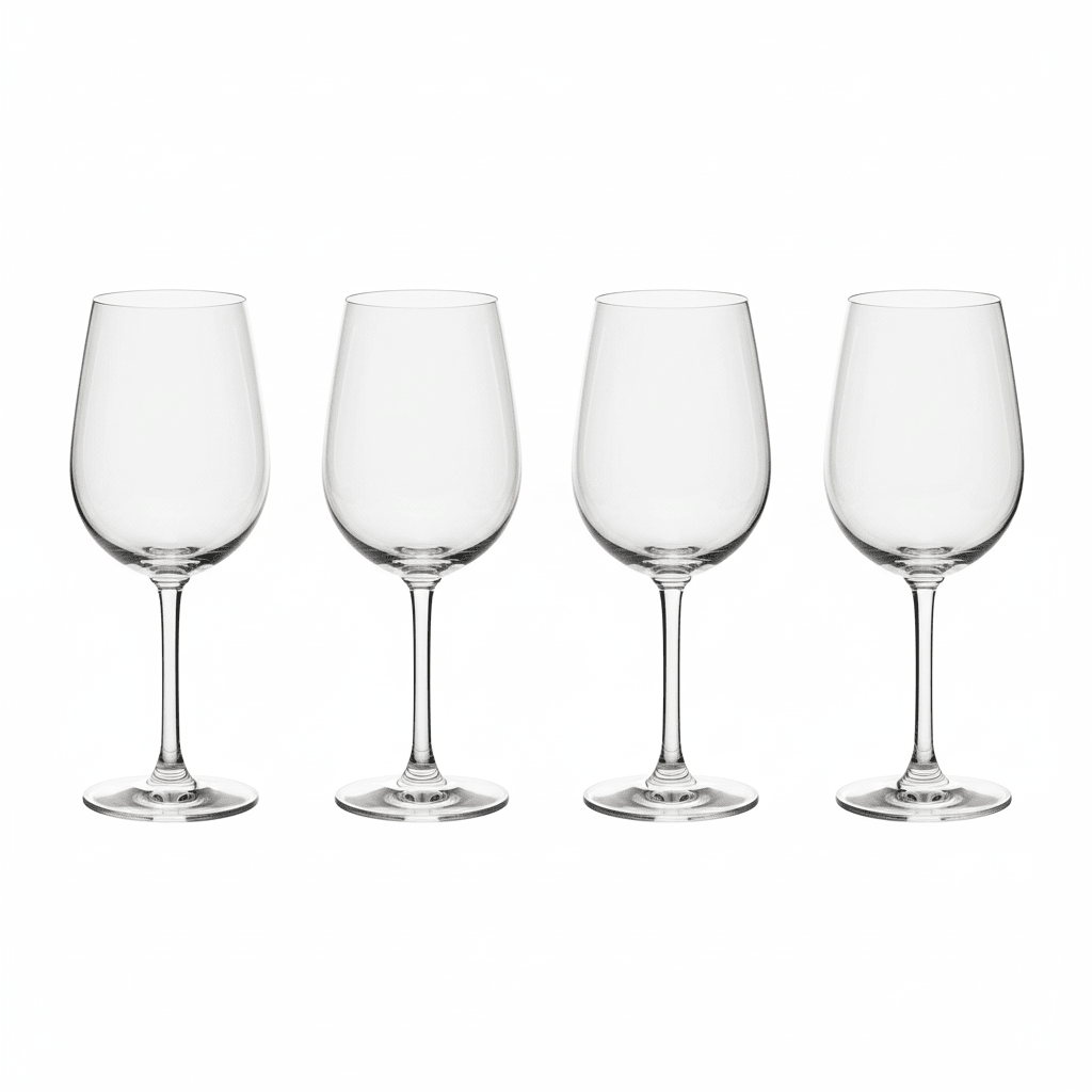 Ada Set Of 4 Crystal Wine Glasses