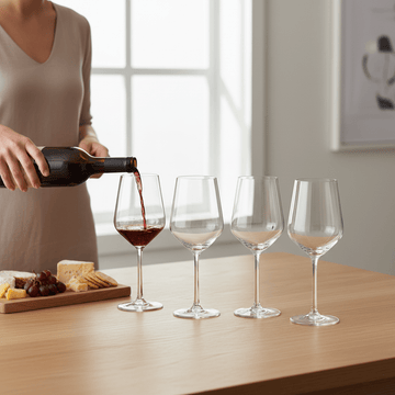 Ada Set Of 4 Crystal Wine Glasses