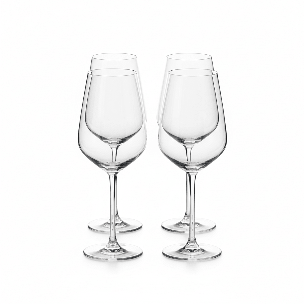 Ada Set Of 4 Crystal Wine Glasses