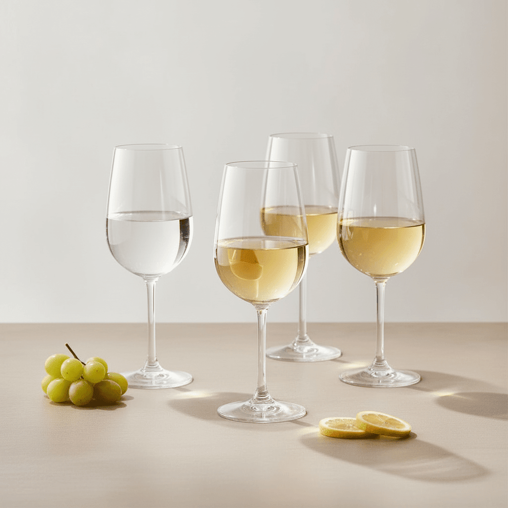 Ada Set Of 4 Crystal Wine Glasses