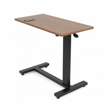 Adjustable Rolling Cart Overbed Bedside Table Laptop Desk Medical Home Bed Food Tray Hospital Bed End Table