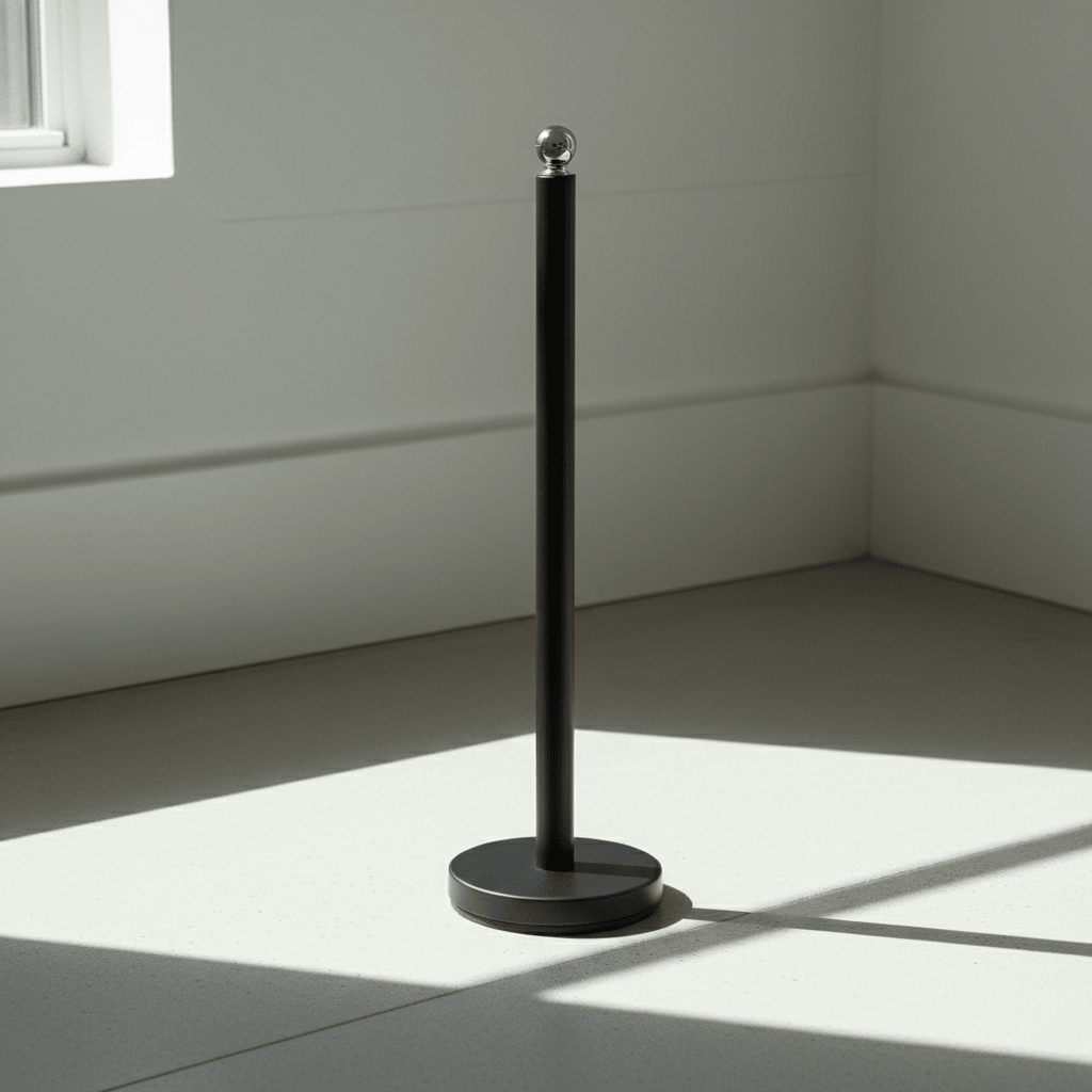 Adler Black Toilet Roll Holder