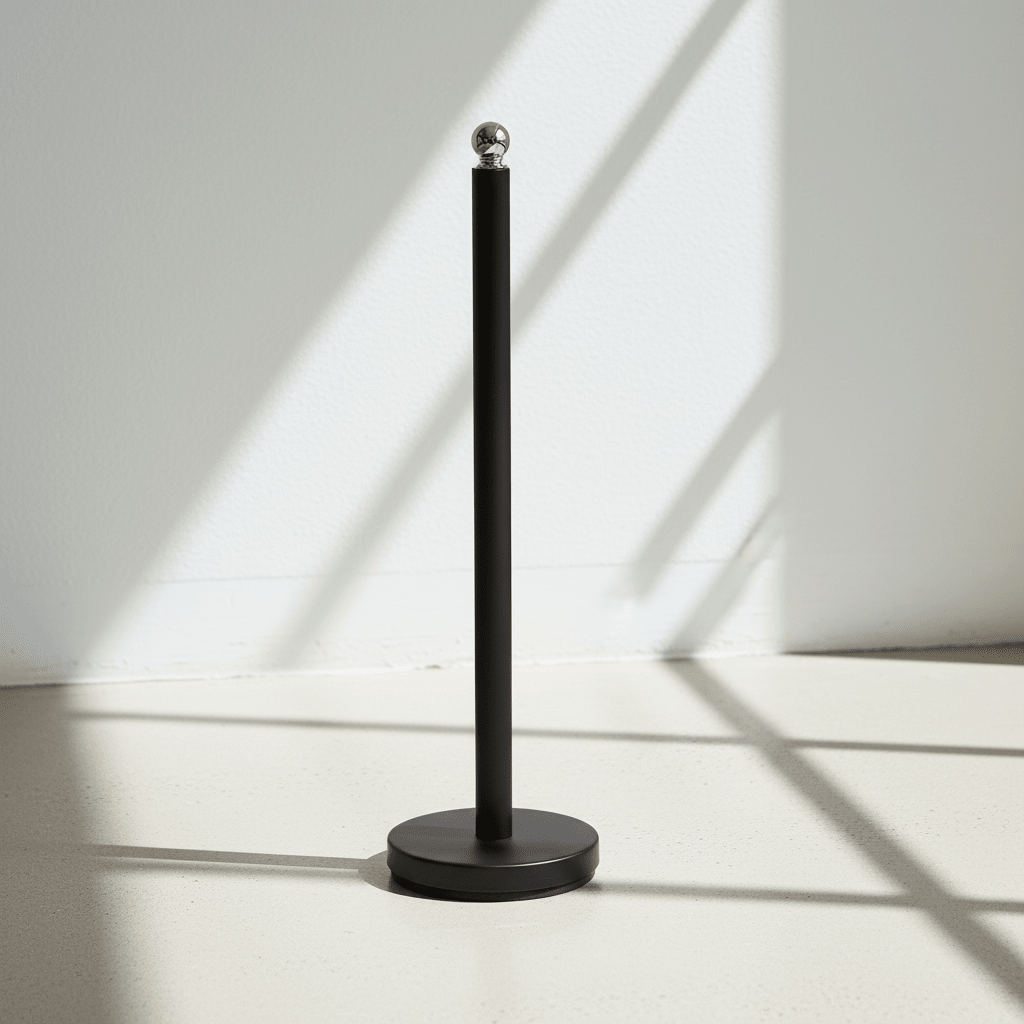 Adler Black Toilet Roll Holder