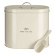Adore Pets 6.5Ltr Feed The Cat Food Cream Storage Bin With Spoon