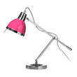 Adura Adjustable Desk Table Lamp In Pink And Chrome