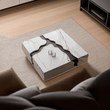 Aesop Low Coffee Table, Square Marble