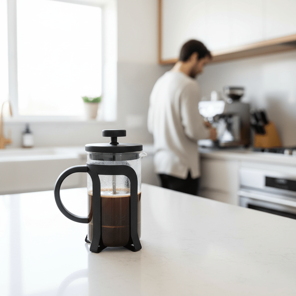 Akeala Matte Black Cafetiere 350 Ml