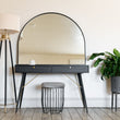 Akiko - Black Metal Arched Mirror - 95cm x 120cm