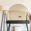 Akiko - Gold Metal Arched Mirror - 95cm x 120cm