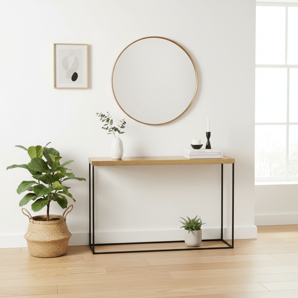 Akola Gold Console Table