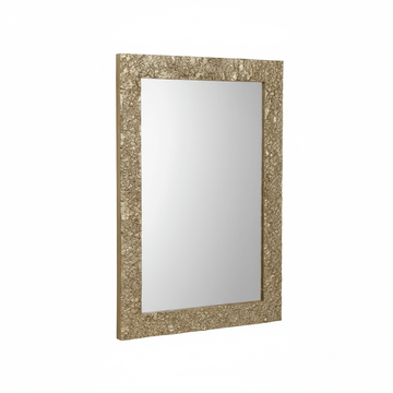 Akola Gold Finish Rectangular Wall Mirror