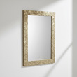 Akola Gold Finish Rectangular Wall Mirror