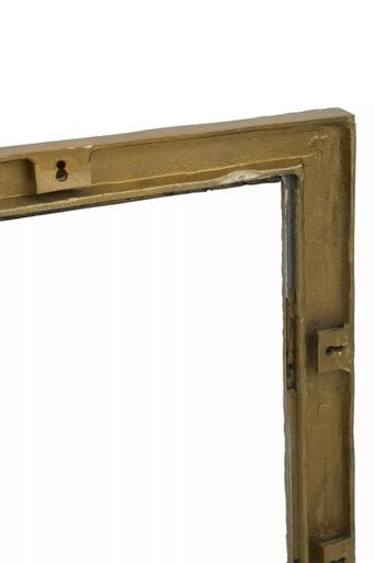 Akola Gold Finish Rectangular Wall Mirror