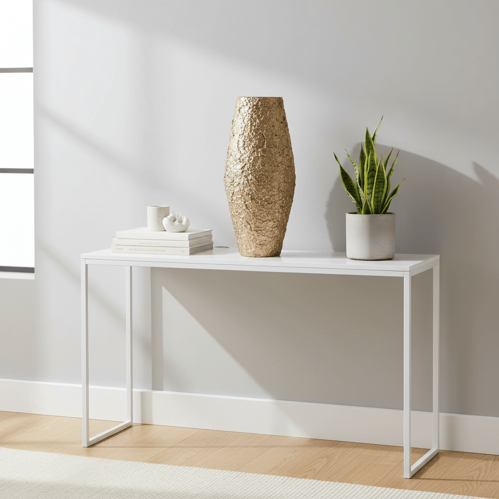 Akola Large Gold Textured Metal Vase