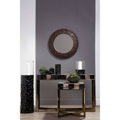 Akola Large Hurricane Hammered Candle Holder