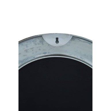 Akola Nickle Finish Round Wall Mirror
