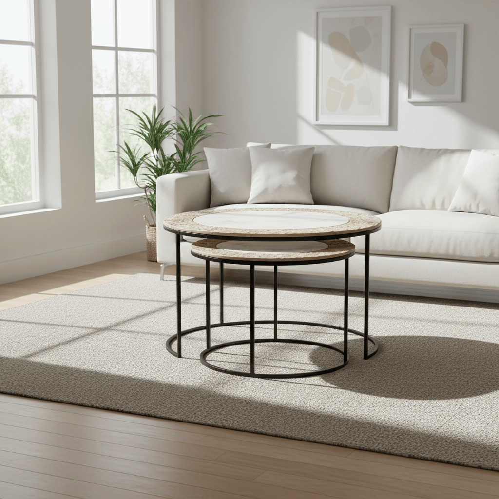 Akola Set Of 2 Nesting Coffee Tables