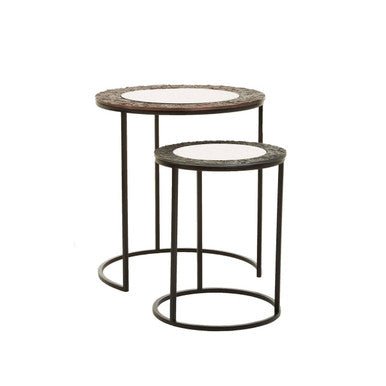 Akola Set Of 2 Round Nesting Tables