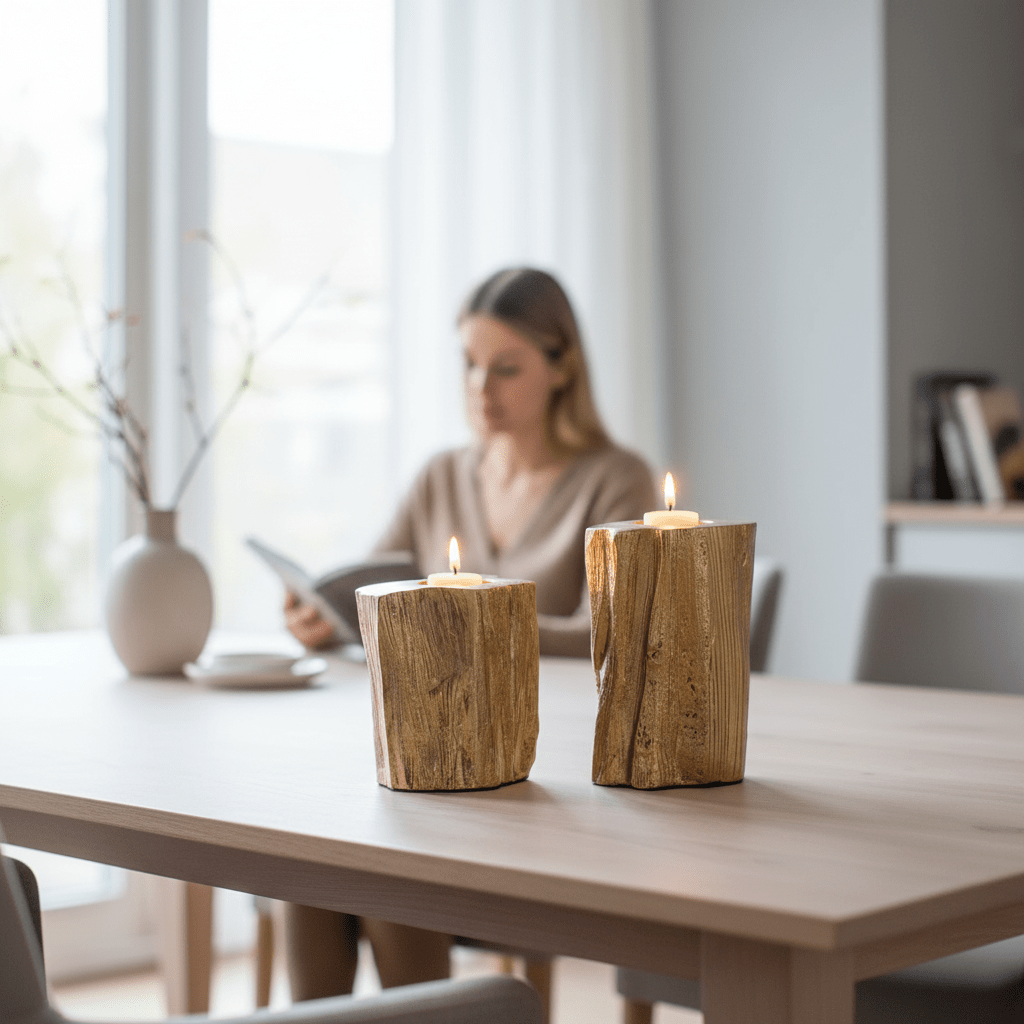 Akola Set Of Two Gold Tealight Holders