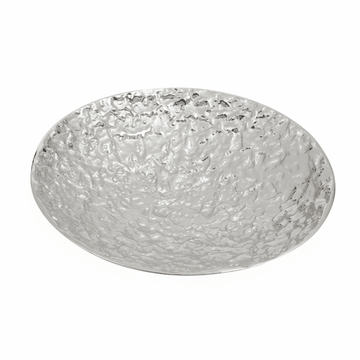Akola Silver Textured Decorative Bowl