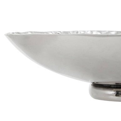 Akola Silver Textured Decorative Bowl