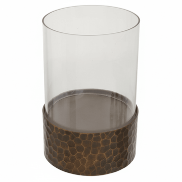 Akola Small Antique Gold Candle Holder