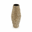 Akola Small Gold Textured Metal Vase