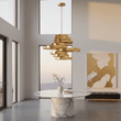 Alana 5 Bulb Gold Finish Pendant Lamp