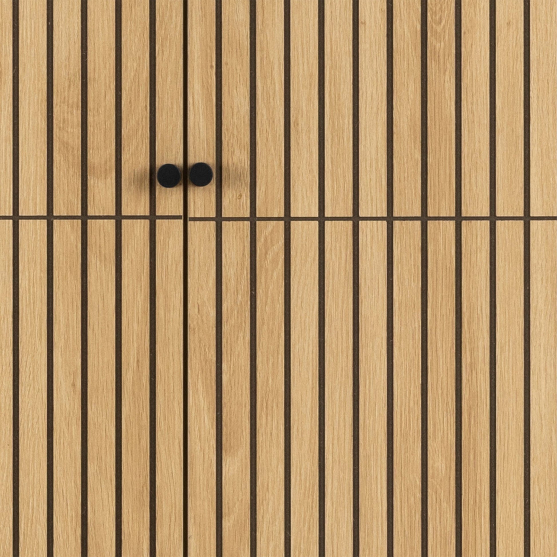 Albany Wardrobe 4 Doors in Black/Oak