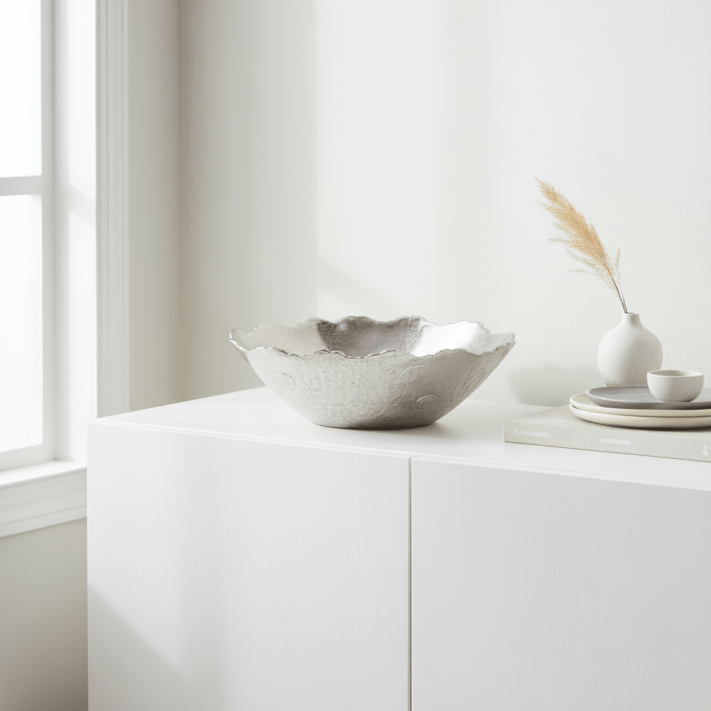 Albero Large Silver Bowl